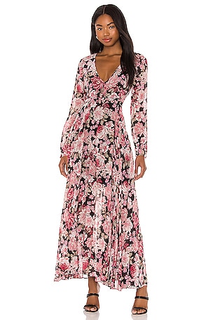 ROBE MAXI GARDEN Bardot