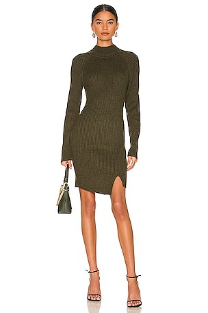long red knitted dress 1940S Red High Waist Knitted Sweater Long Sleeve Vintage Dress – Jolly  Vintage