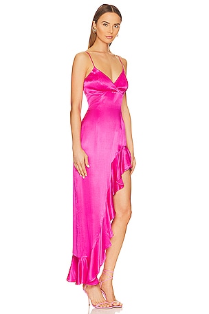 Bardot Ember Midi Dress in Pink