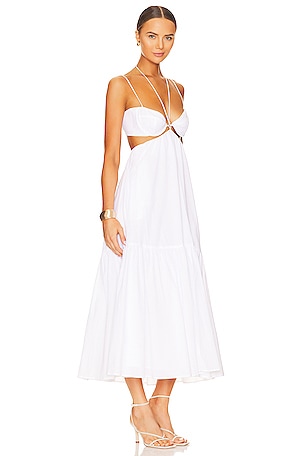 Bardot Willow Midi Dress in White