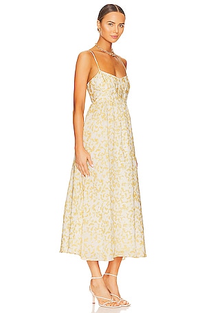 Bardot Milika Midi Dress in Yellow