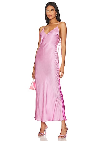 Lime Silk Slip Long Maxi Dress Silk Slip Trends Dress Bridesmaid Style Dress  Bias Slip Prom Dress Date Dress Midi Slip Dress 