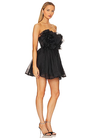 Bardot Fleurette Mini Dress in Black