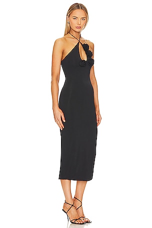 Bardot Erika Midi Dress in Black