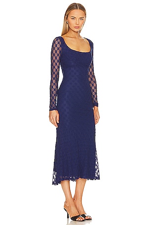 Bardot Adoni Midi Dress in Navy