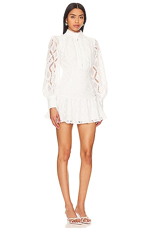 Bardot Remy Mini Dress in Ivory
