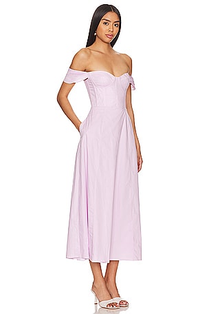 Bardot x REVOLVE Magdelena Midi Dress in Lavender