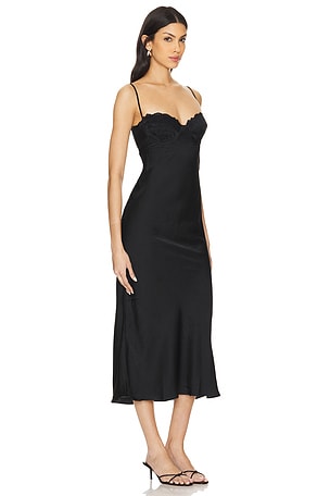 Bardot Sabina Midi Dress in Black
