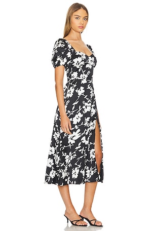 Bardot Gillian Midi Dress in Black