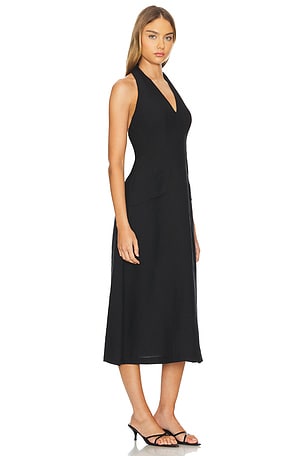 Bardot Reina Midi Dress in Black