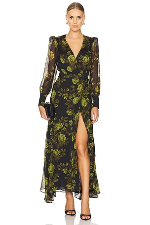 Lucianna Maxi Wrap DressBardot$179