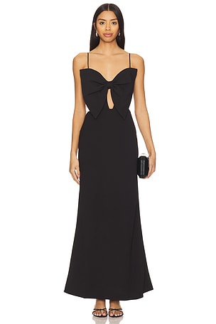 Paula Bow Maxi Dress Bardot