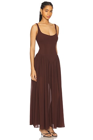 Bardot Briann Maxi Dress in Brown