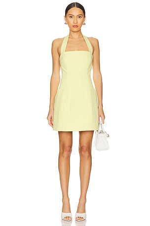 Nevelle Hourglass Halter Dress Bardot