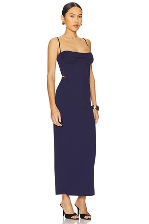 Bardot x REVOLVE Martini Midi Dress in Navy