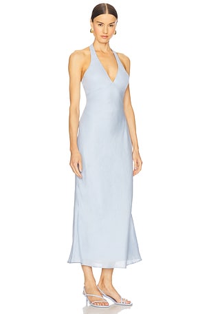 Bardot ROBE DÉBARDEUR MIDI PAOLA in Baby Blue