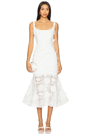 Marico Lace Midi Dress Bardot