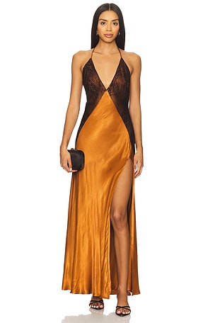 Estrella Halter Maxi Dress Bardot