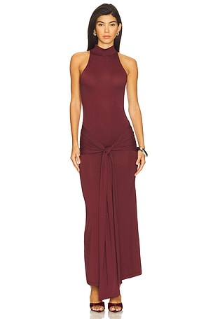Isadora Maxi Tie Front Dress Bardot