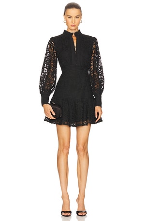 Remy Embroidered Mini Dress Bardot