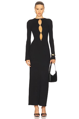 Nautico Knit Maxi Dress Bardot