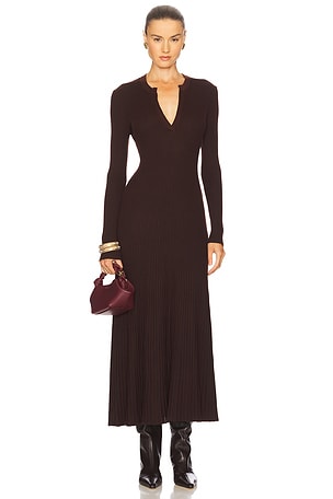 Hattie Knit Midi Dress Bardot