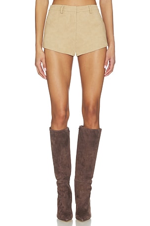 Jayla Vegan Leather Short Bardot