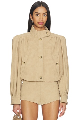 Leon Vegan Leather Jacket Bardot