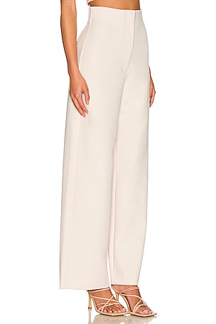 Bardot Anna High Waist Pant in Beige