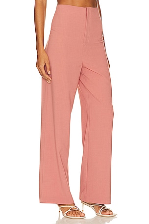 Bardot Devita High Waist Pant in Pink