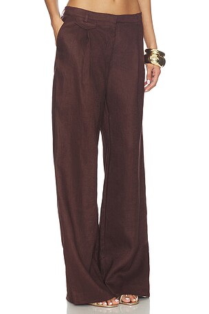 Bardot PANTALON GEORDY en Chocolat