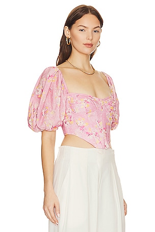 Bardot Kiah Corset Top in Pink