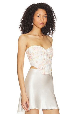 Bardot Lila Bustier in White