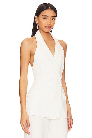 Bardot Freya Vest in White