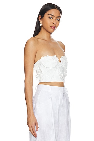 Bardot Brias Bustier in White