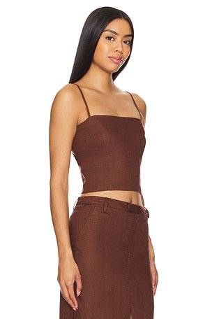 Bardot x REVOLVE Sita Top in Chocolate