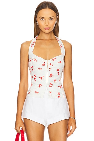 Rixton Printed Halter Top Bardot