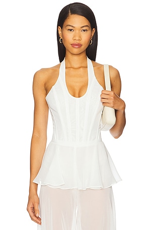 Trey Halter Neck Bodysuit Bardot