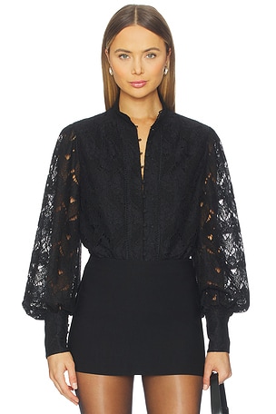 Olessia Lace Bodysuit Bardot