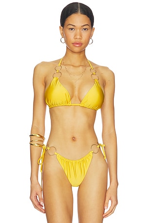 Leala Ring Detail Bikini Top Bardot