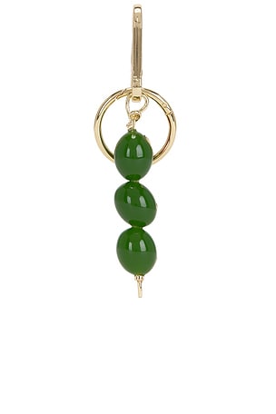 BaubleBar Briny Baby Olive Bag Charm in Green