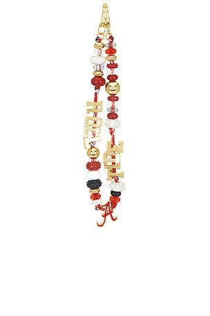 BaubleBar University Of Alabama Beaded Phone Strap in Red