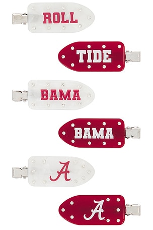 University Of Alabama Hair Clip Set BaubleBar