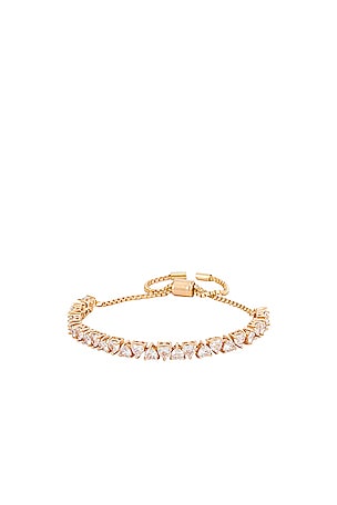 BaubleBar Asha Cubic Zirconia Bracelet in Gold | REVOLVE