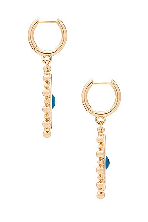 BaubleBar Look Out Earrings in Metallic Gold