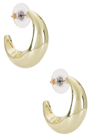 Crescent Hoop Earrings BaubleBar