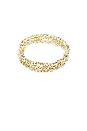 Alternating Pave Pisa Bracelet Set Of 3 BaubleBar