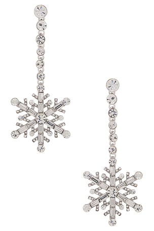 Snowflake Linear Drop Earring BaubleBar