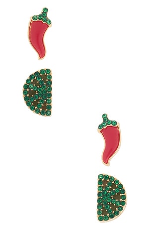Chili Lime Earrings Set BaubleBar