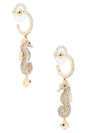 Vela Seahorse Earrings BaubleBar